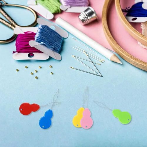 Needle Threader - Bow Wire Thread Plastic Sewing Machine Insert Craft Tool — image 9