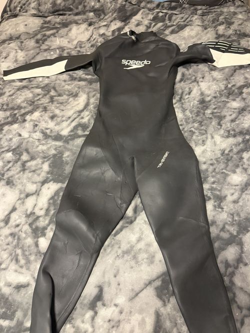 Speedo Tri-event Wetsuit Men's Size Medium Black — image 1