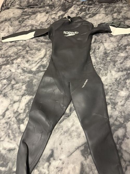 Speedo Tri-event Wetsuit Men's Size Medium Black