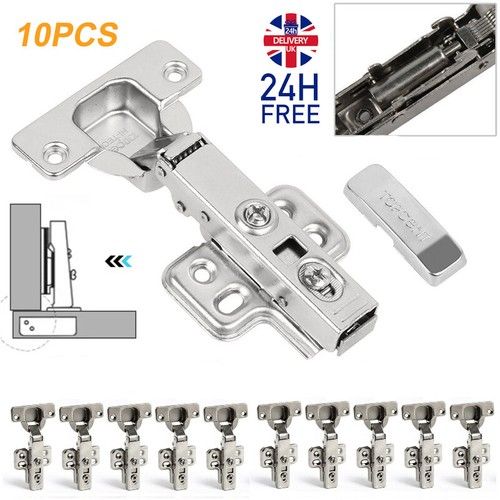 Cabinet Hinges Soft Close Quick Release Kitchen Cupboard Door Full overlay 35mm