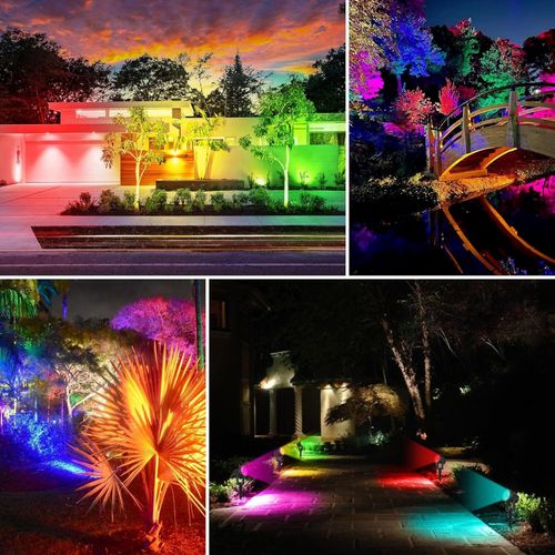 T-SUN Solar Powered Spot Lights LED Outdoor Wall Light Garden Landscape Lamps UK — image 7