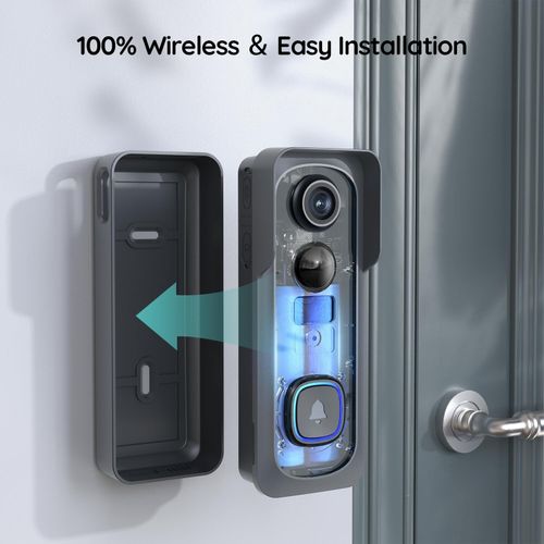 Boifun 2K Smart Home Video Doorbell Camera Wireless with Chime Immediate Alexa — image 3