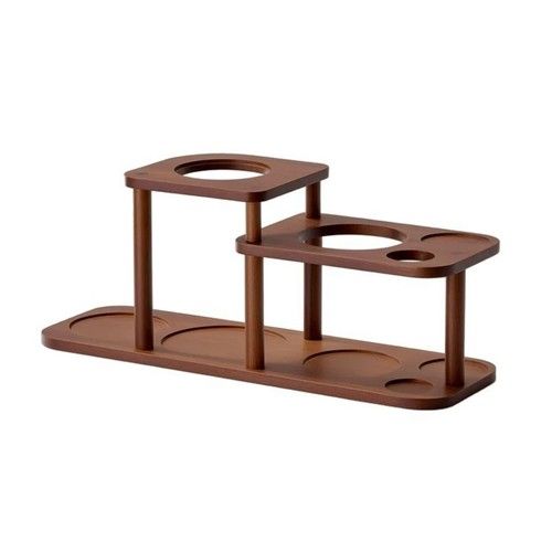 Coffee Machine Storage Stand Wooden Coffee Machine Stand Rustic for Baristas