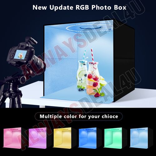 RGB Photography Light Box 40cm/16inch LED Studio Tent Dimmable — image 12