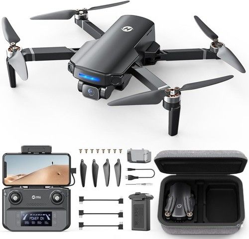 Holy Stone HS360S GPS Drone with 4K Camera for 14.1 x 9.4 x 5.6 cm, Black