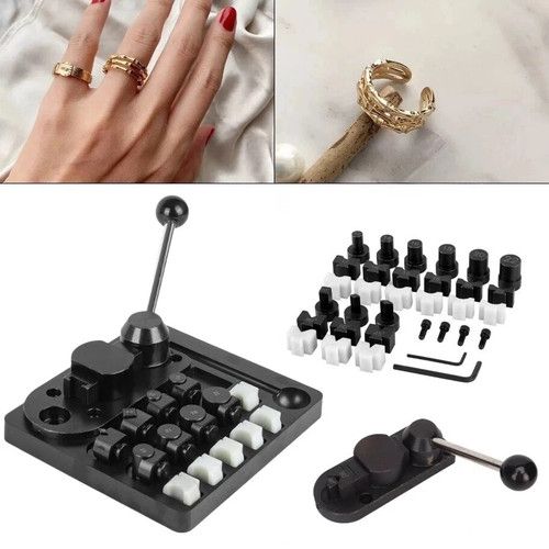 Ring Bender Tool Spoon Rings Round 60° 90° Heavy Duty Bending Machine Jewelry