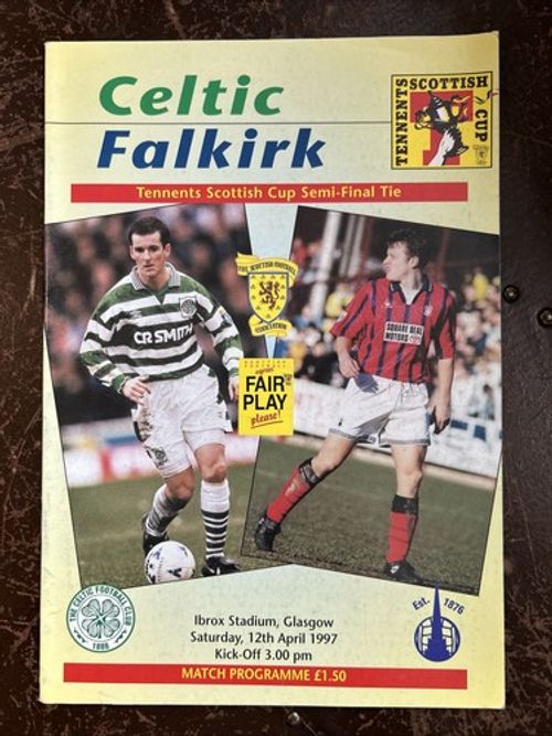 Celtic v Falkirk - Scottish Cup Semi Final - 12th April 1997