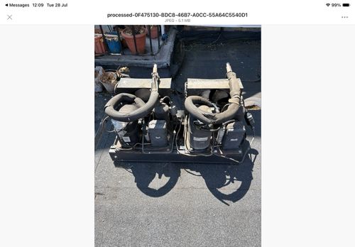 Refrigeration Condensing Units , Two Blowers And Control Board. — image 1