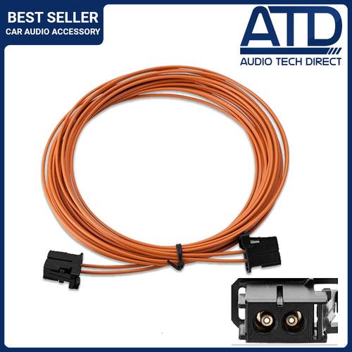 MOST Fibre Optic Extension Cable 5m Male For BMW Porsche Mercedes Range Rover VW