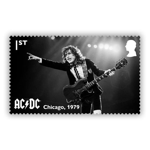 AC/DC Stamps Presentation Pack from Royal Mail  — image 9