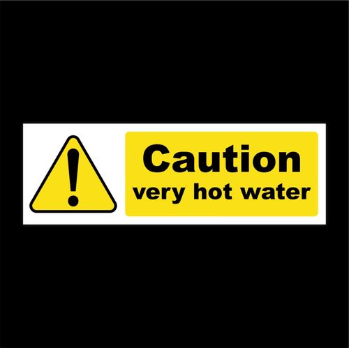 Kitchen Health & Safety Sign Catering Food Hygiene Warning Sticker 200mm — image 4
