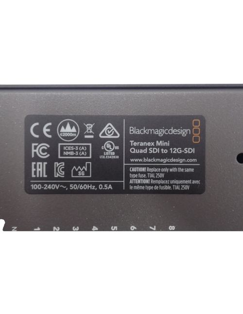 NEW Blackmagic Design Teranex Mini Quad SDI to 12G-SDI SD/HD/2K/4K Auto Switcher — image 4