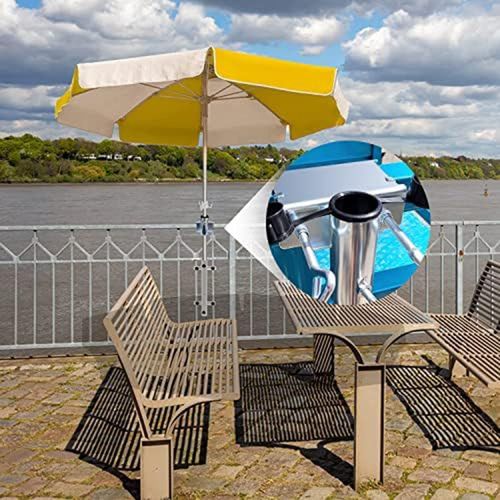 Sun Umbrella Holder Garden Umbrella Clip Adjustable Diameter Galvanized — image 10