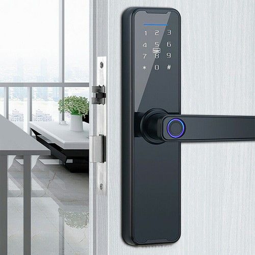 Digital Smart Door Lock Fingerprint Tuya APP Card Password Key Electronic Home