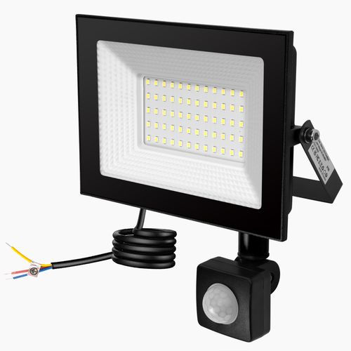 LED Floodlight Motion Sensor Security 200W Wall Light Security PIR Flood Light — image 1