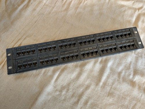 2U rack mount 48-way CAT5 network patch panel