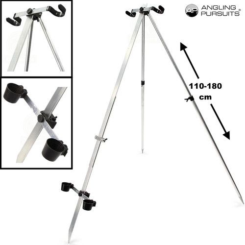 AP Sea Fishing Tripod Beach Rod Stand Beachcasting Shore Fishing 110-180cm