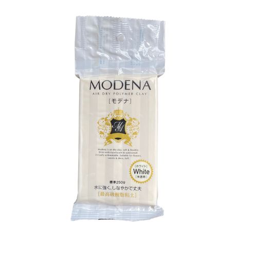 Modena Air Drying Polymer Clay, 250g New, white — image 1