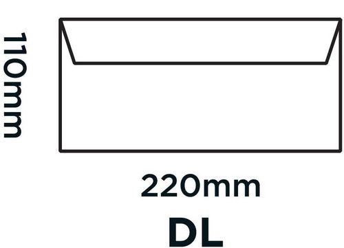 WHITE ENVELOPES DL SELF SEAL PLAIN(NO WINDOW)& WITH WINDOW STRONG QUALITY LETTER — image 1