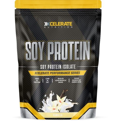XCelerate Nutrition Soy Protein 1kg/2kg/5kg Pure Vegan Soy Isolate Protein shake