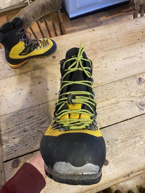 La Sportiva Nepal Cube GTX Men's Mountain Boots Yellow, UK 8 — image 10