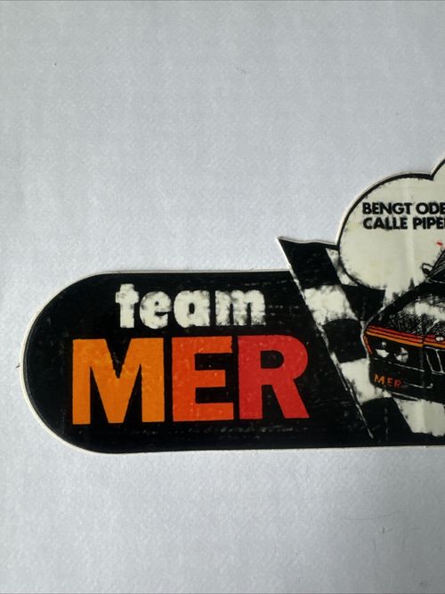 Vintage Team MER Rally Sticker  — image 3