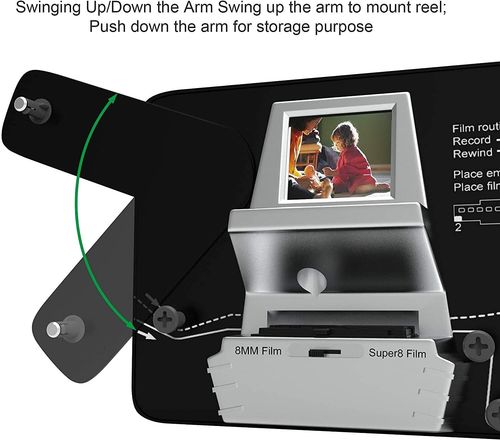 8mm&Super 8 Reels to Digital MovieMaker Film Scanner Converter Film Digitizer — image 2