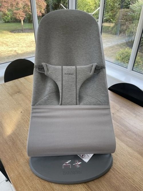 BabyBjörn Bouncer Bliss 3D Jersey Light Grey