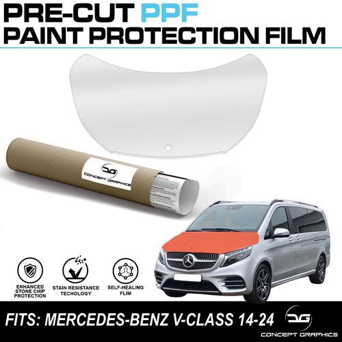 Full Bonnet Stone Chip Guard PPF Paint Protection Film for Mercedes V-Class Van — image 1