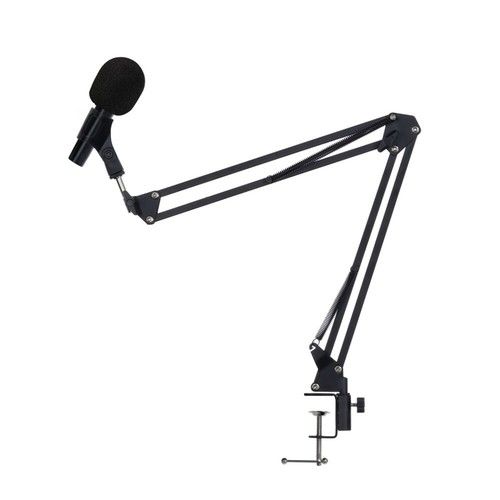 FiNeWaY Adjustable Gaming Podcast Mic Boom Arm Desk Microphone Stand