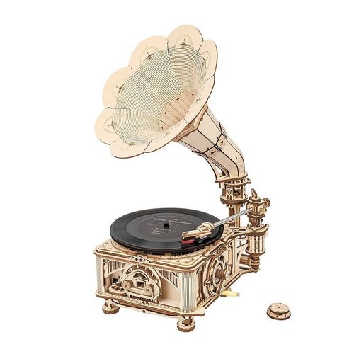 ROKR 3D Wooden Puzzles DIY Jigsaw Model Kit Music Box Building for Adults Gift — image 6
