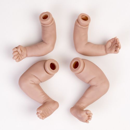 DIY Realistic Reborn Baby Doll Mold Kits Unpainted Vinyl Silicone Newborn Parts — image 8