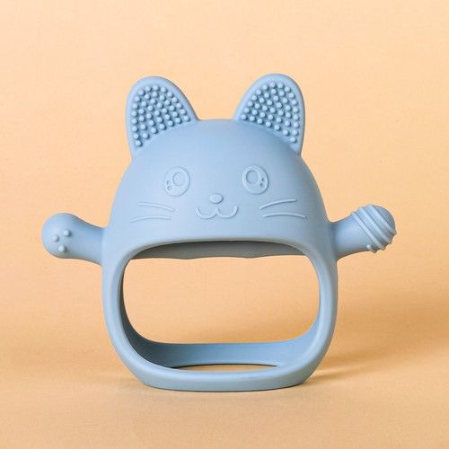 Baby Teething Toy Teething Mitten for Babies Silicone Baby Anti-Drop