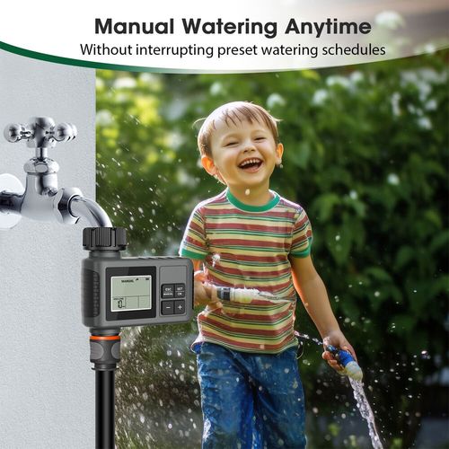 Automatic Water Timer Irrigation Watering System Sprinkler Garden Programmer Set — image 10