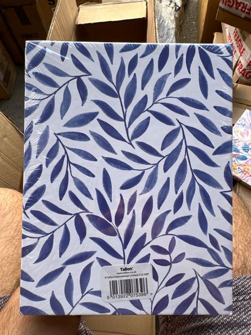 Blue Leaf Photo Album 200 6x4 Pictures with Memo – White Cover & Photo Insert — image 2
