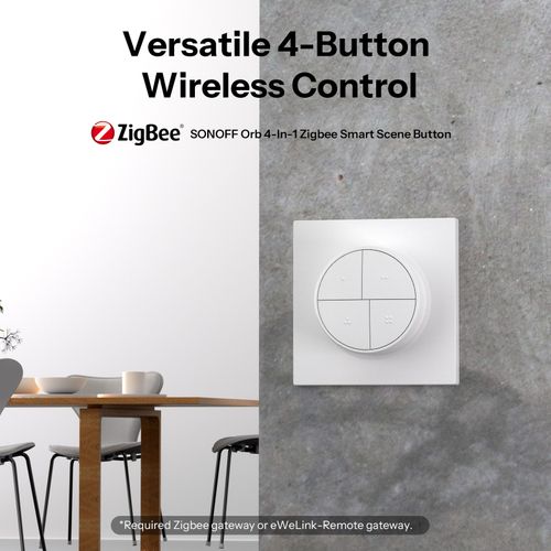 SONOFF SNZB-01M Zigbee Smart Scene Button 4-In-1 Wireless Control Dual-Protocol — image 5