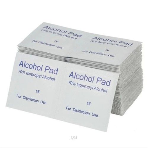 100x Alcohol Wipes with 70% IPA Pre-Injection Swabs for Skin, Tattoo, Alcotip UK
