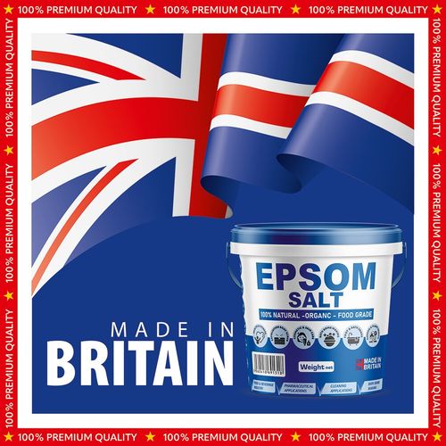 EPSOM SALT 5KG Bucket Food Grade Medical Organic Magnesium Sulphate Bath Salts — image 4