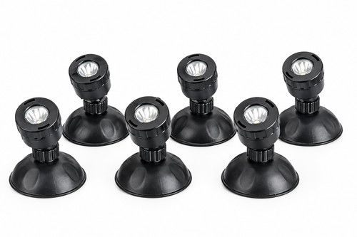 Pontec Pondostar LED Set of 6 Pond Lights Garden Underwater Spotlights