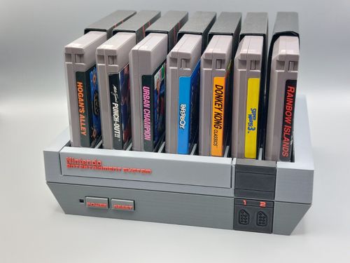 Nintendo NES Game Cartridge Display Stand Holder — image 1
