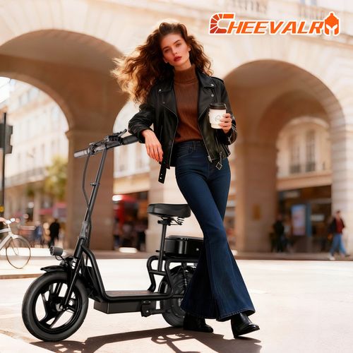 500W 48V 15AH Folding Electric Scooter 14" C0mmuter E-scooter 45KM+Storage Box — image 8