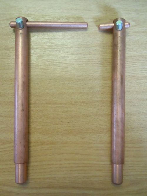 Copper Spot Welding Arms 150mm 20mm Electrode Holder Pair With Electrodes Pair