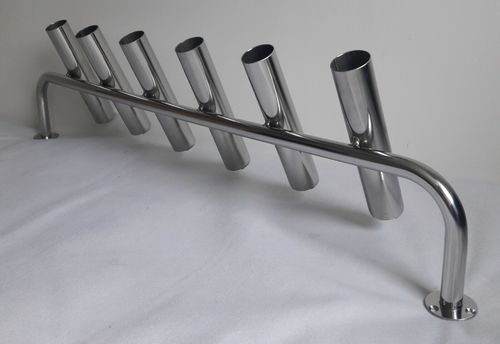 6---TUBE STAINLESS STEEL 316 BOAT FISHING ROD HOLDER  (40mm tube) — image 6