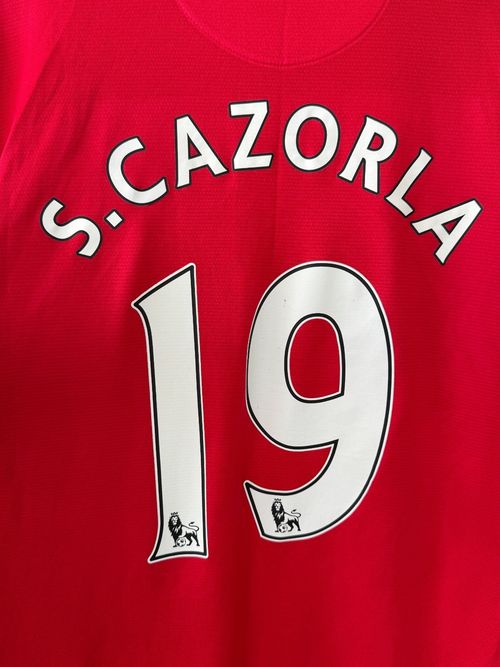 ARSENAL 2012 2013 2014 HOME FOOTBALL SHIRT #15 S. CAZORLA  NIKE JERSEY SIZE M — image 7