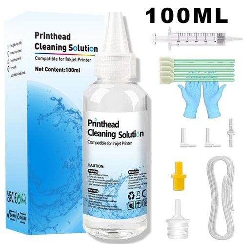 Printhead Cleaner Kit for Epson HP Canon Inkjet Printers Printer Nozzle Cleaning