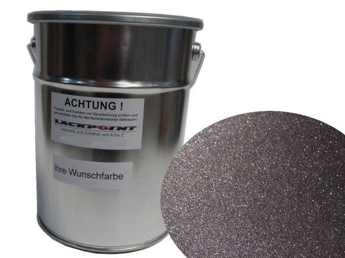 5 Litre Ready to Use Base Coat Iron Edition Dark Grey Metallic Car Paint New