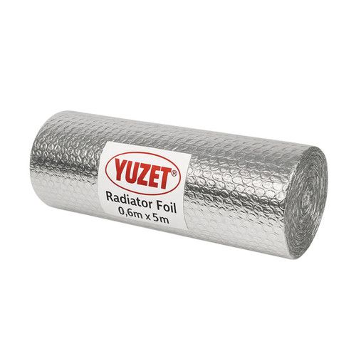 Yuzet 60cm x 5m Radiator Heat Reflective Insulating Foil Energy Saving Thermal