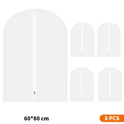 5/10/20x Clothing Cover Coat Suit Dress Protector Hanging Garment DustProof Bag