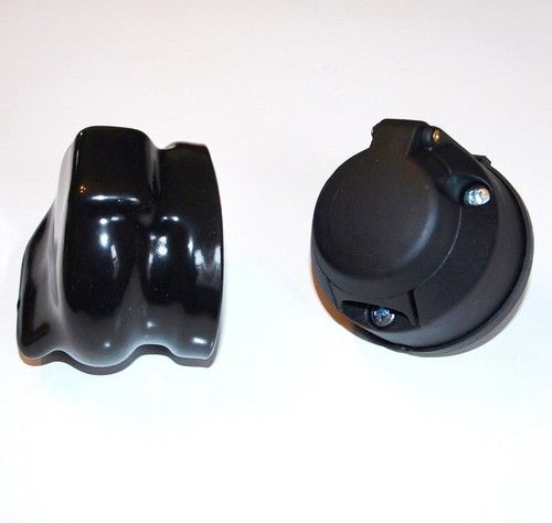 7 PIN TOWING ELECTRICS SOCKET & COVER 12N TYPE FOR TRAILER CARAVAN