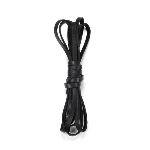2M-10M Flat Real Genuine Craft Jewellery Leather String Cord Lace Thong Rope — image 1